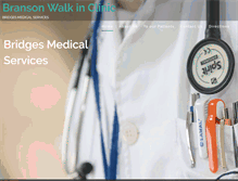 Tablet Screenshot of bransonwalkinclinic.com